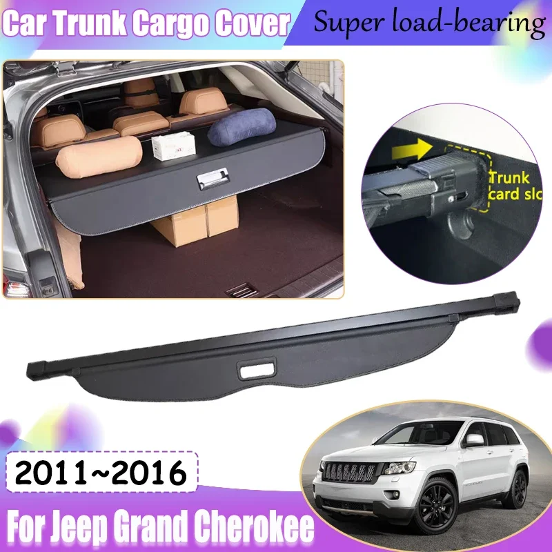 Занавеска для багажника Jeep Grand Cherokee WK WK2 2011-2016 2012 2015 багажа Лоток Анти-пип