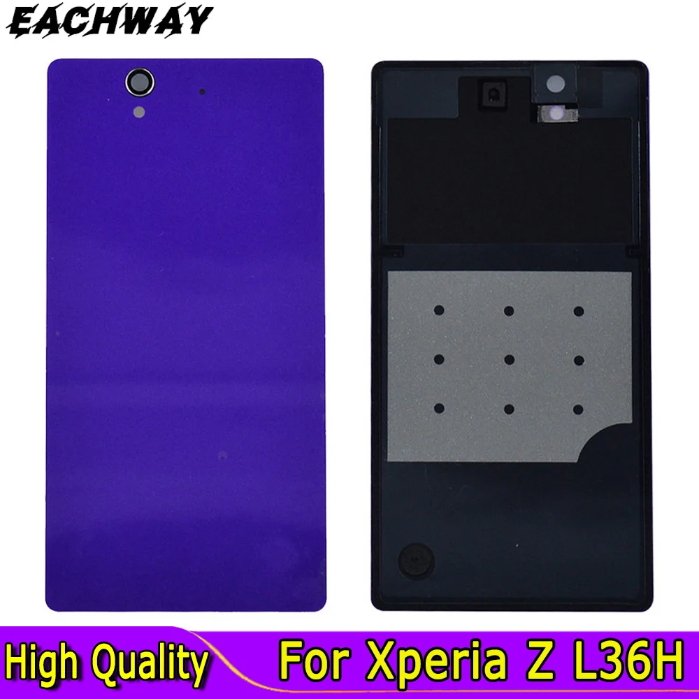 

5.0"For SONY Xperia Z L36H Back Battery Cover Rear Door Housing Case Replacement C6603 C6602 For SONY Xperia L36h Battery Cover