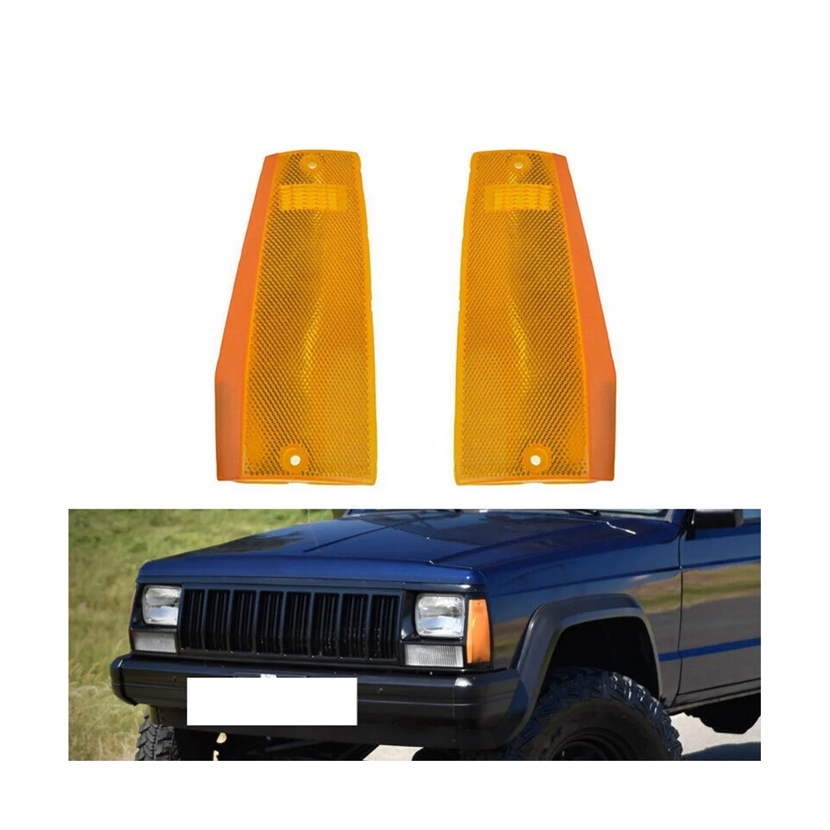 

Парковочная панель для углов, двойная деталь для грузовика 1984-1997 Jeep Cherokee Wagoneer comше 56000111