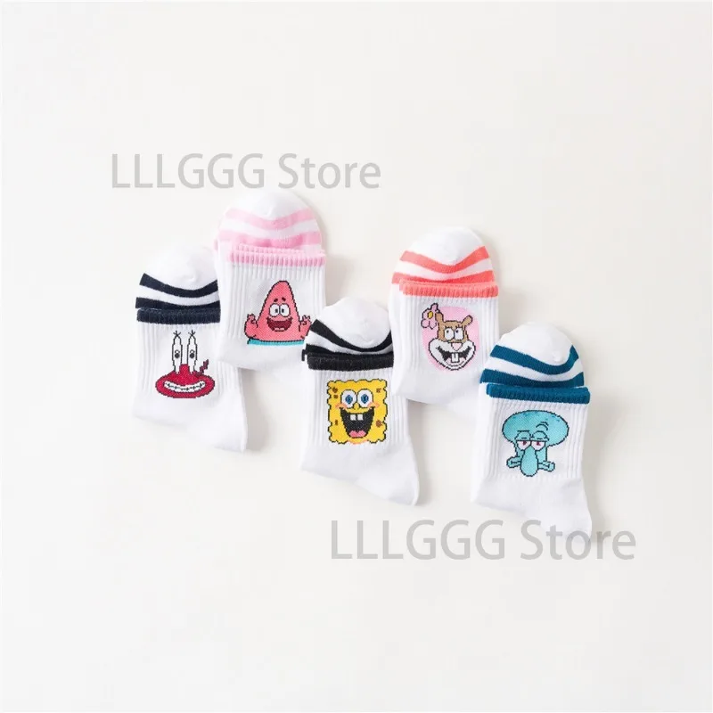 Носки Длинные хлопковые до середины икры 5 пар