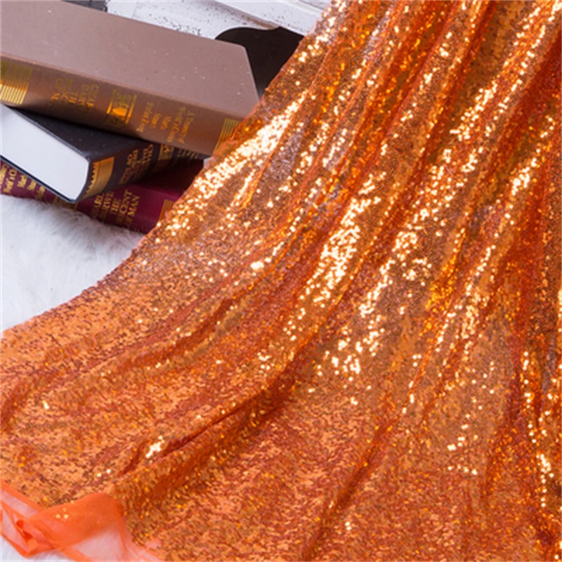 Блестящая ткань с вышивкой и блестками материал золотого серебряного блестящего