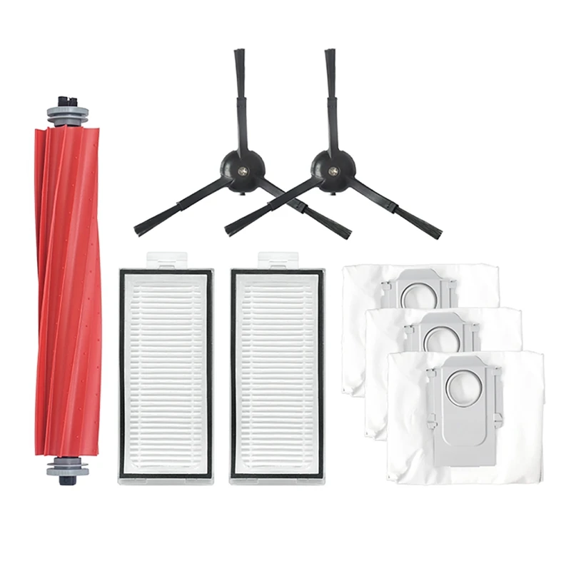 

Main Brush Side Brush Filter Dust Bag Parts For Xiaomi Roborock Q7 Max+ / Robot Vacuum Kit