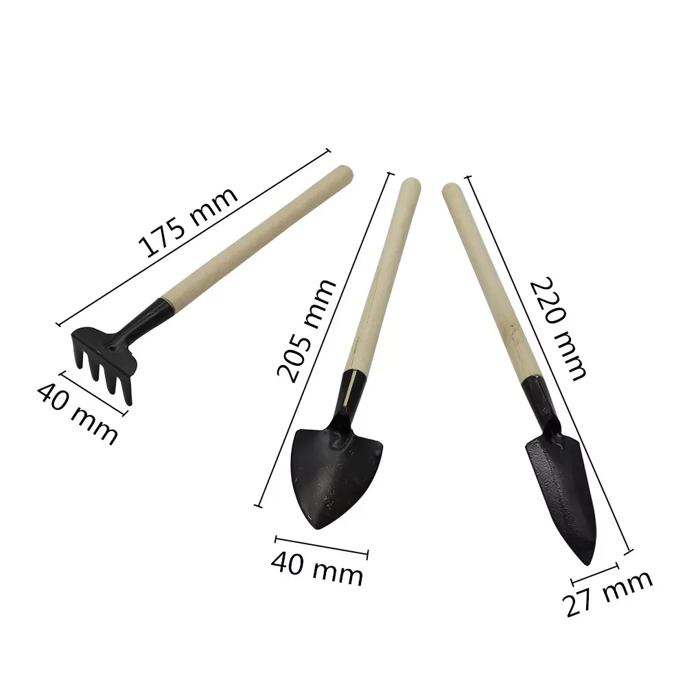 

Set Garden Mini Cultivating Transplanting Kit Plants Seedling Succulent Transplanter Shovel Rake Spade Drilling Fertilize Tool