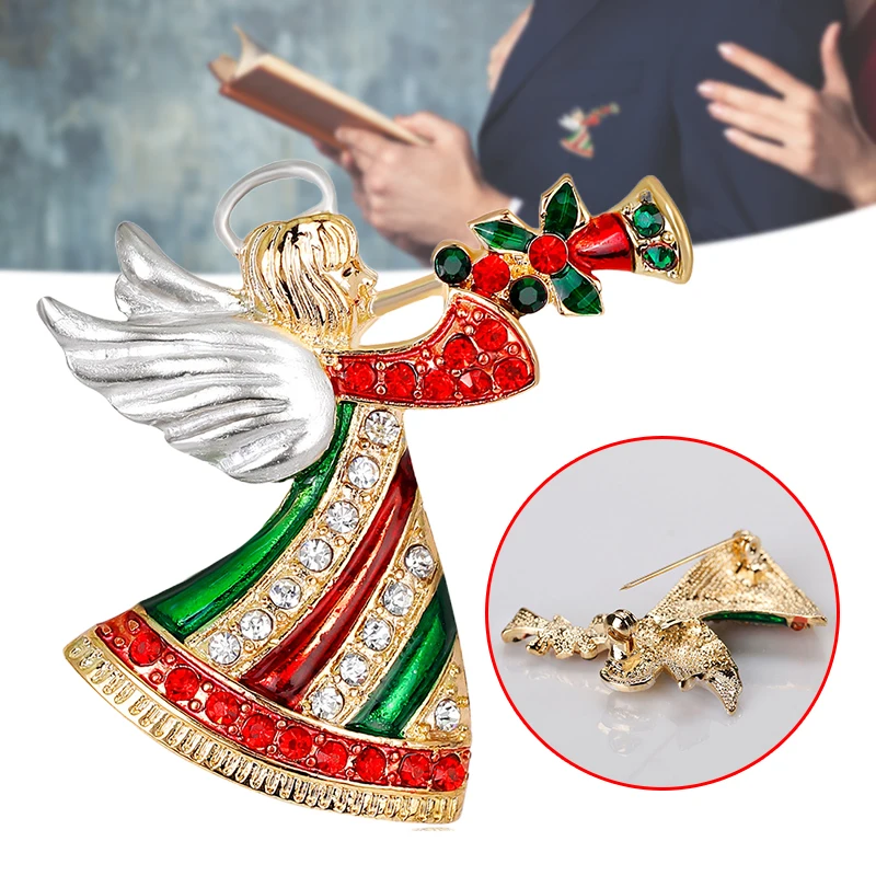 

Рождественская бижутерия, модное ощущение пальто, стильное украшение