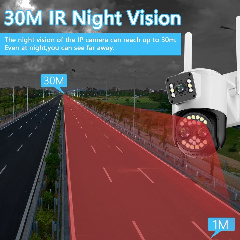 Рисунок 6 - IP-камера UTOOEE 4K 8 Мп с тремя объективами