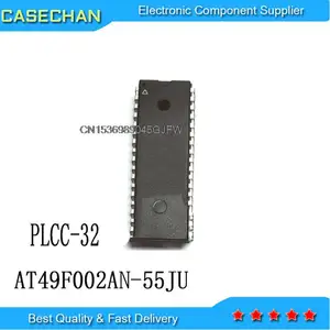 10PCS New and Original AT49F002 PLCC-32 AT49F002AN-55JU