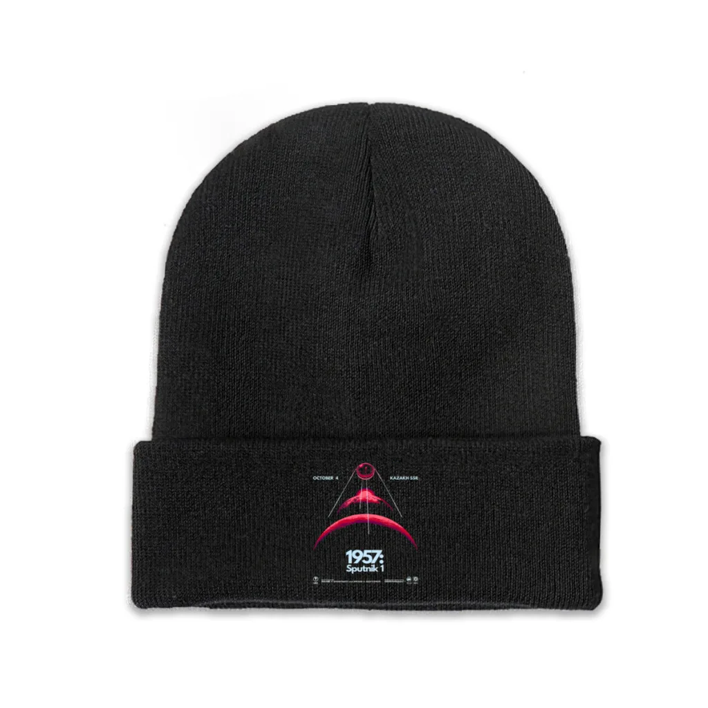

1957 Sputnik CCCP Knitting Knitted Hat Beanie Caps Skullies Beanies Ski Cap Soft Bonnet Hats Winter Warm
