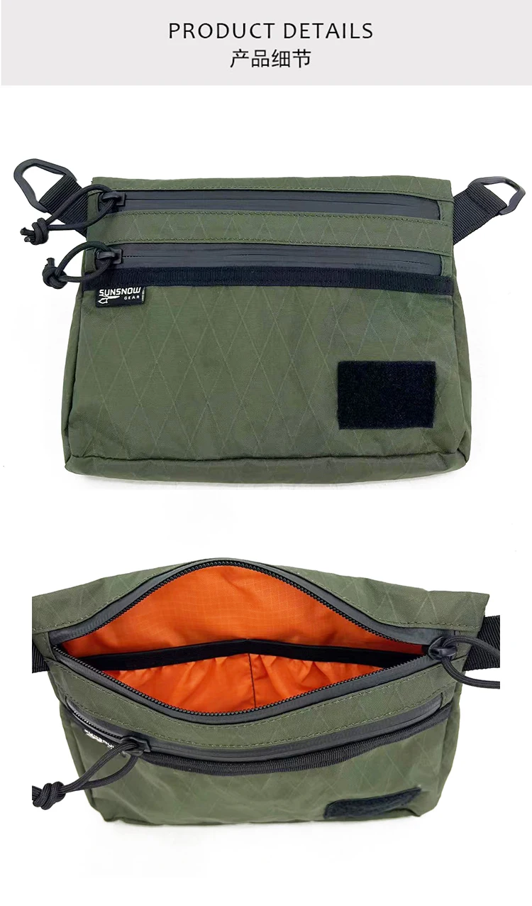 Imported XPAC Composite Fabric Men's And Women's Universal Messenger Bag Single Shoulder Bag Military Fan Leisure Bag