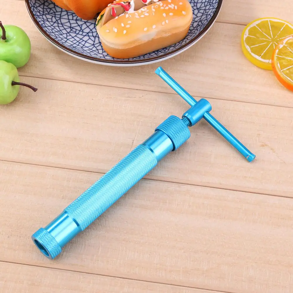 

DIY Craft Pottery Clay Extruder Fondant Cake Pastry Set Stainless Steel Mud Squeezer Sugar Metal Tool for Sculpture