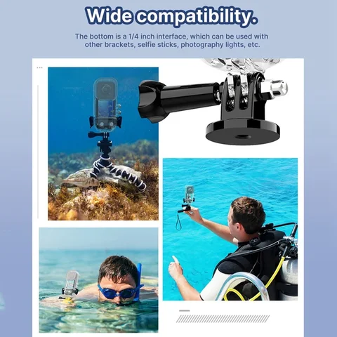 Подводная фотокамера для дайвинга на глубине 45 м для Insta360 X3, защитный корпус, водонепроницаемый фотобокс для Insta 360 X3, аксессуары для камеры