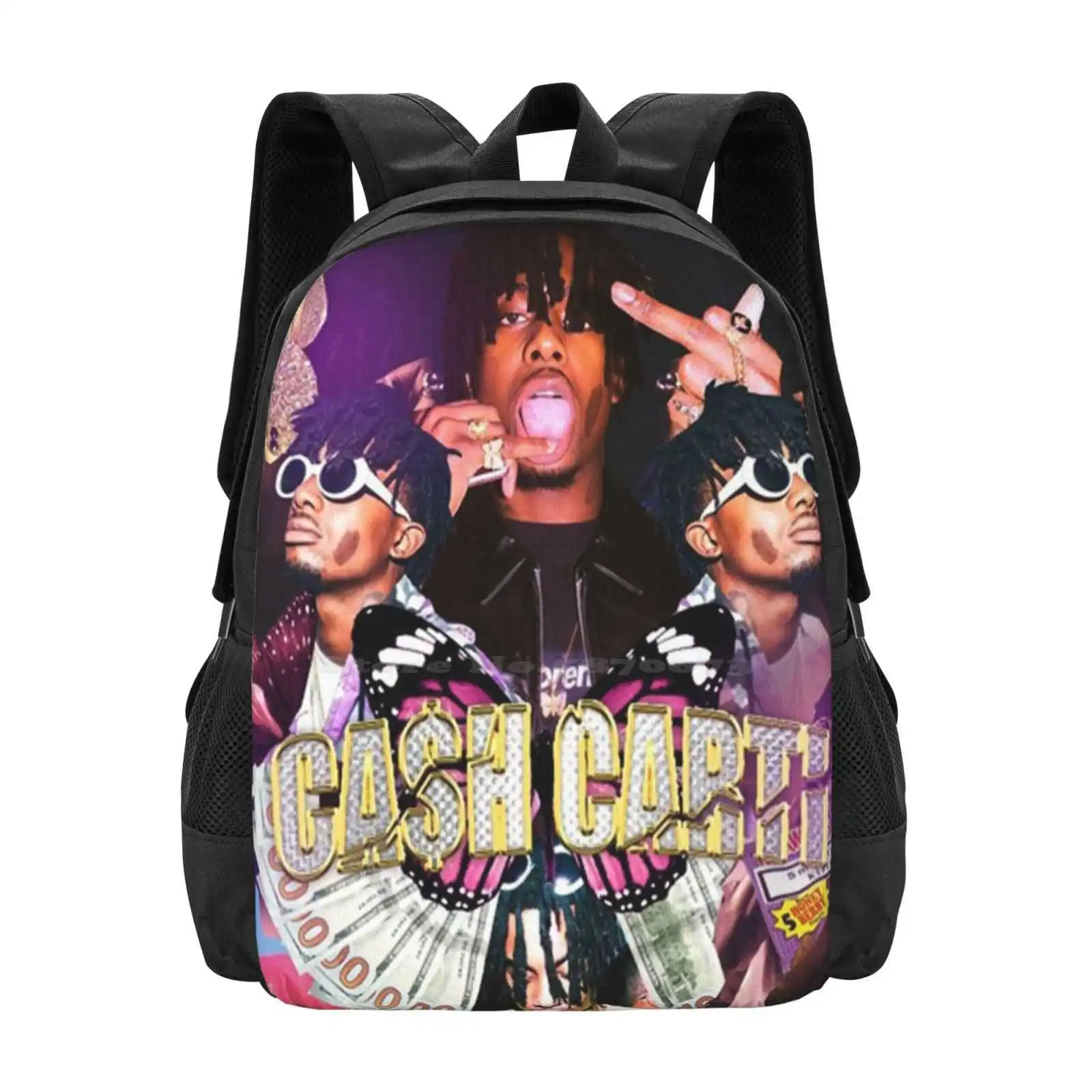 

Njupuk Duit Akeh 3D Print Design Backpack Student Bag Playboi Carti Whole Lotta Red Playboi Carti And Fan Art Rapper Carti Gang