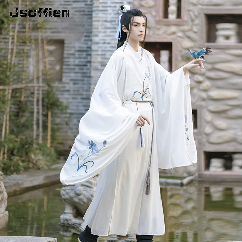 

Man Traditional Song Dynasty Cosplay Costume Chinese Ancient Hanfu Clothing Male Oriental Stage Performance Outfit