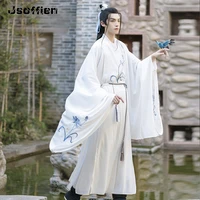 man traditional song dynasty cosplay costume chinese ancient hanfu clothing male oriental stage performance outfit