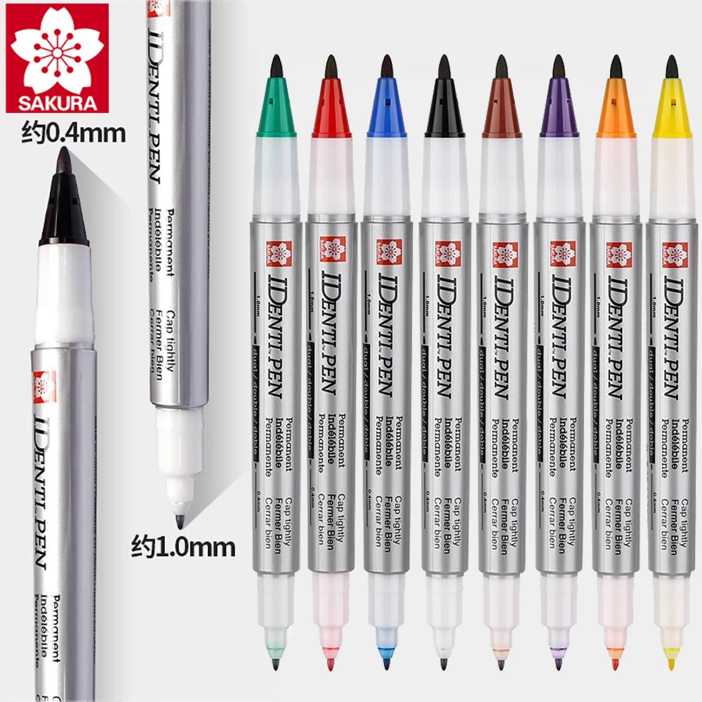 1pcs Japanese Sakura Permanent Marker Pen Color Marking Key 