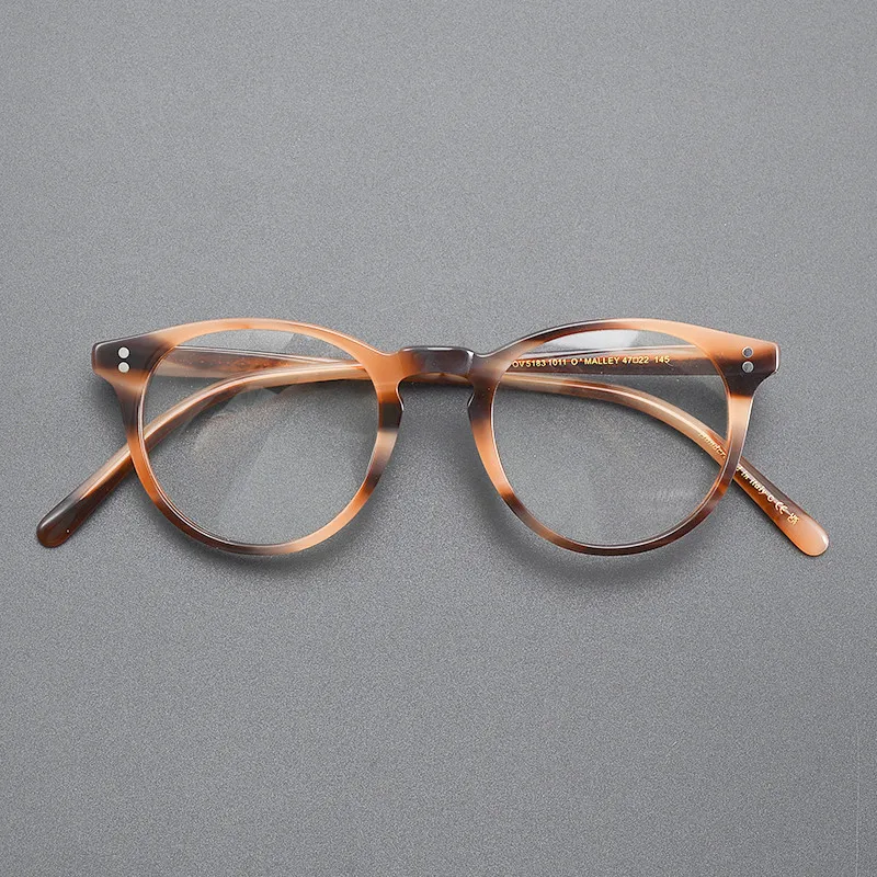 Acetate ov5183 Ретро оправа для очков мужские и женские оптические очки черепахового