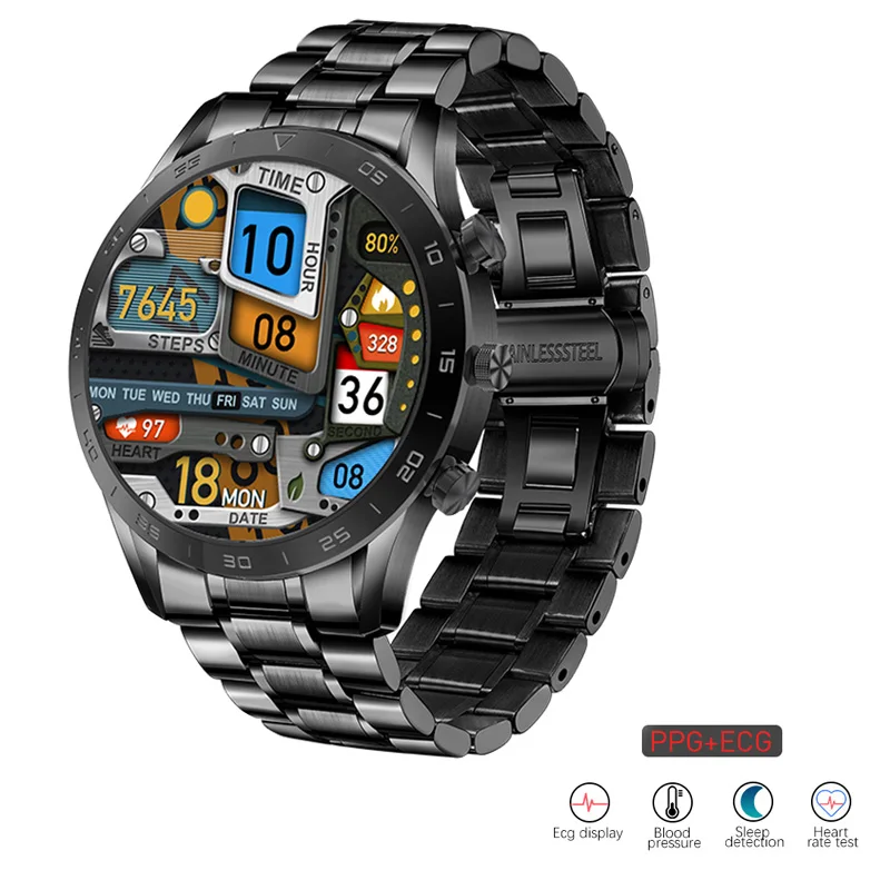 

Bluetooth Phone Call can Smart Watch Men Waterproof Sports Fitness Watch Health Tracker Weather Display 2021 New smartwatch men