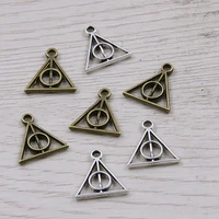 30pcs charms hallows deathly antique pendants for diy jewelry bracelet necklace making handmade craft