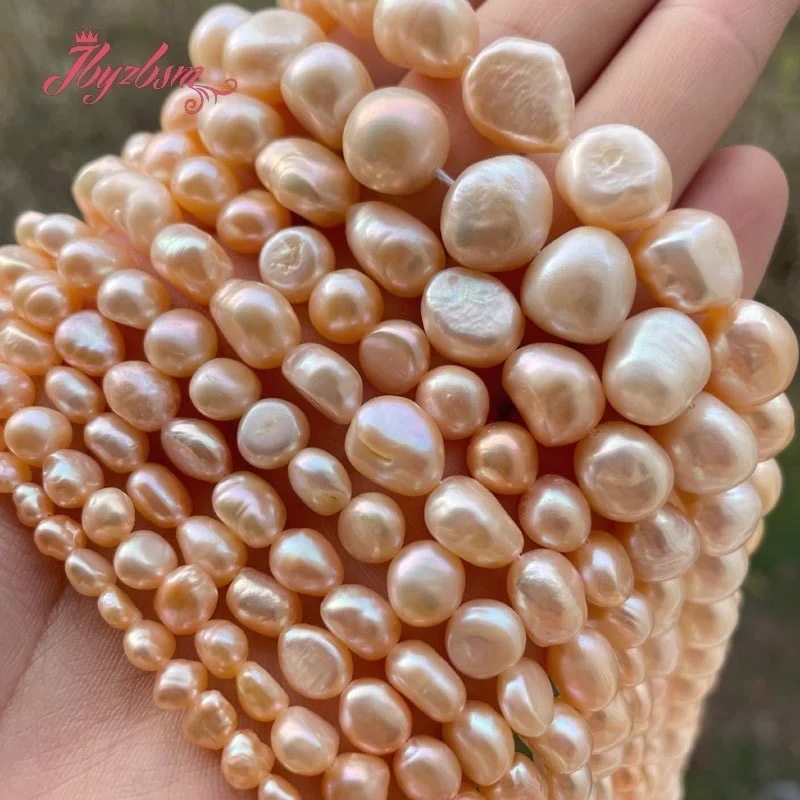 

Natural Pink Freshwater Pearl Freefrom Potato Stone Beads for DIY Necklace Bracelet Earring Jewelry Making Loose Strand 15inch