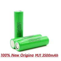 100 new original mj1 3 7v 3500mah 18650 lithium rechargeable battery for flashlight batteries for 18650 mj1 3500mah battery