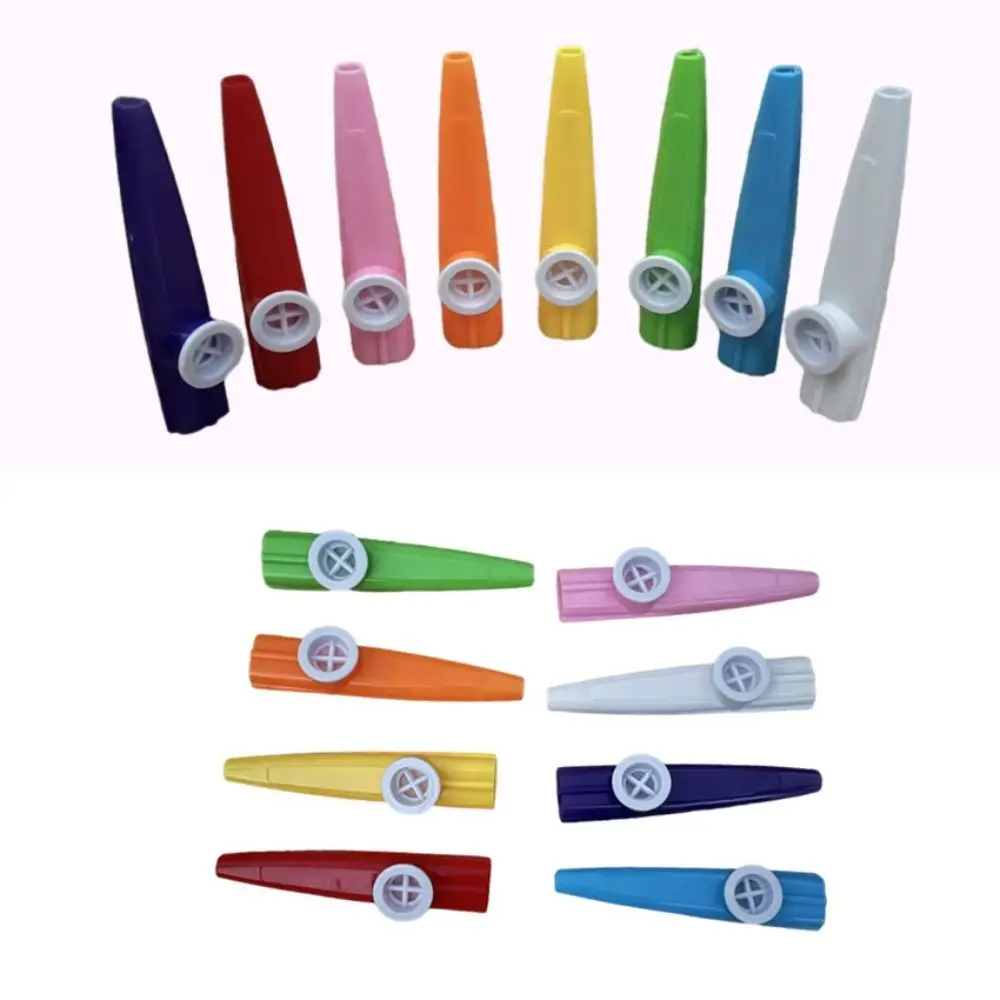 10 шт. Пластиковые Музыкальные инструменты Kazoo