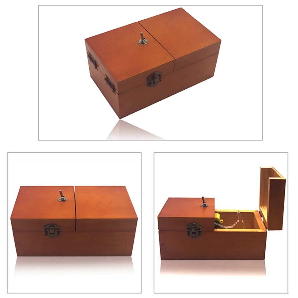 

2022 New Useless Box Turns Itself Off In Box Alone Machine Fully Assembled in Box Novelty funny educational toys Hot Sale