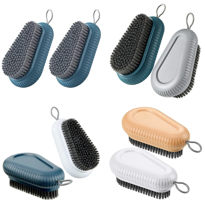 

Scrub Brush Cleaning Brush Quality Durable Household Soft For Shoe Brush,Laundry Brush,Countertops,Pack Of 2