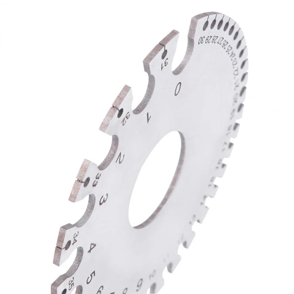 Измеритель толщины провода Круглый измеритель диаметра (серебристый)