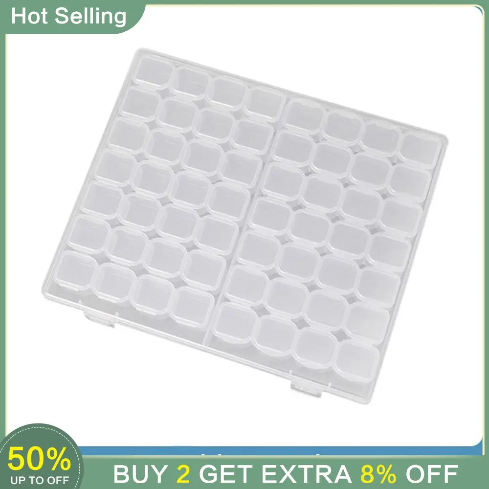 

Шкатулка для ювелирных изделий, компактная Органайзер с регулируемым разделителем бусин, для изготовления ювелирных изделий