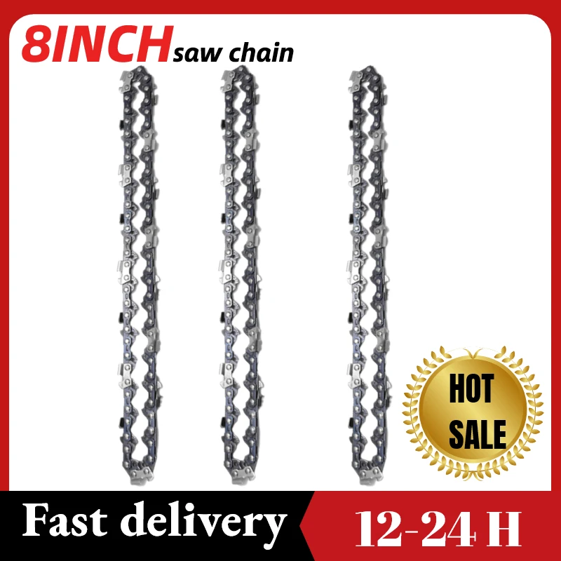 1 PCS 8 Inch Electric chain saw Mini Steel Chainsaw Chains Electric Chainsaws Accessory Chains Replacement