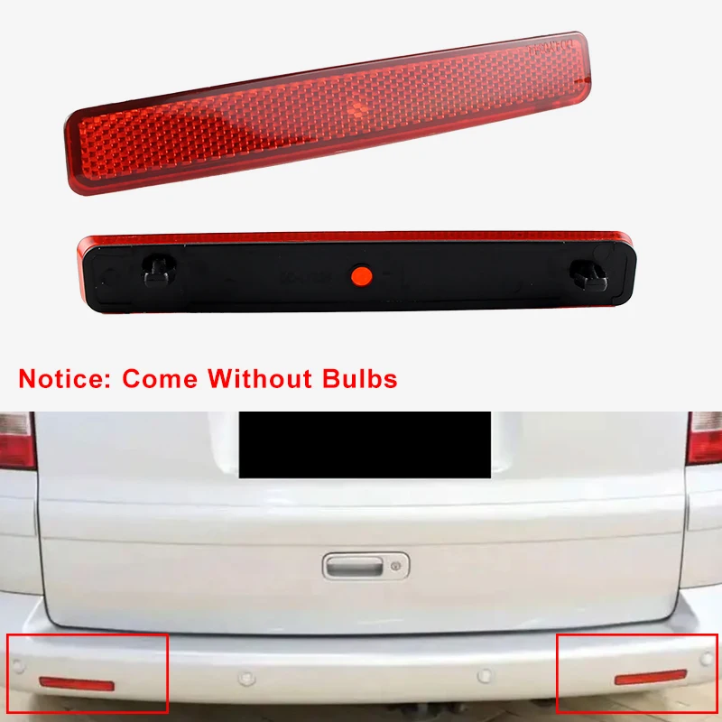 

2шт светодиодный отражатель заднего бампера 7E 0945105 Для VW T5 Transporter Caravelle Multivan 2003-2011 задний стоп-сигнал тормоза