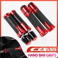 motorcycle handlebar grip handle hand bar grips ends universal for honda cb599 hornet 1998 1999 2000 2001 2002 2003 2004 2021