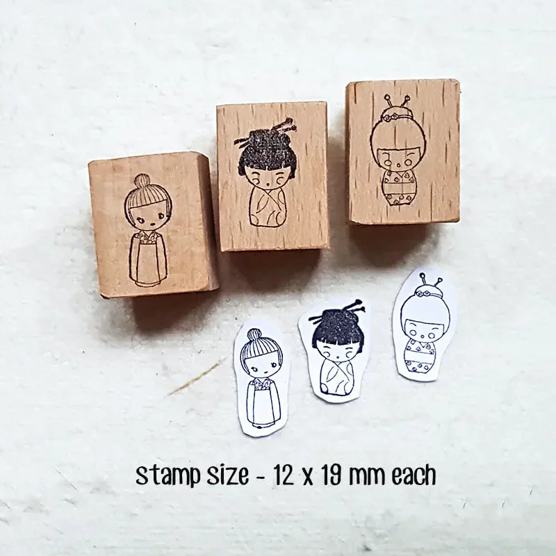 

Деревянные штампы для скрапбукинга "Путешествие в Токио"