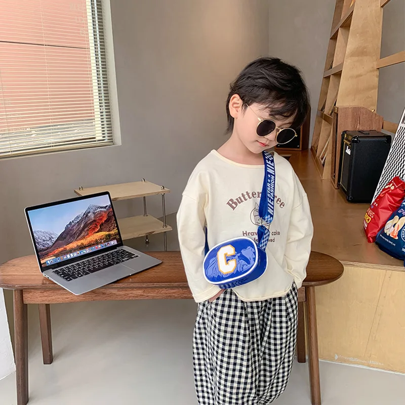 Kids Shoulder Bag Korean Crossbody for Boys Girls Outdoor Cute Messenger Bag Sports Purse Mini Handbags Fashion Accessories Bags