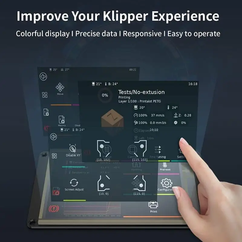 F3MA TFT35 V2.1 ЖК-экран 480x320 Wi-Fi модули для Ender 3 CR10 часть 3D-принтера SKR Mini замена DIP-платы