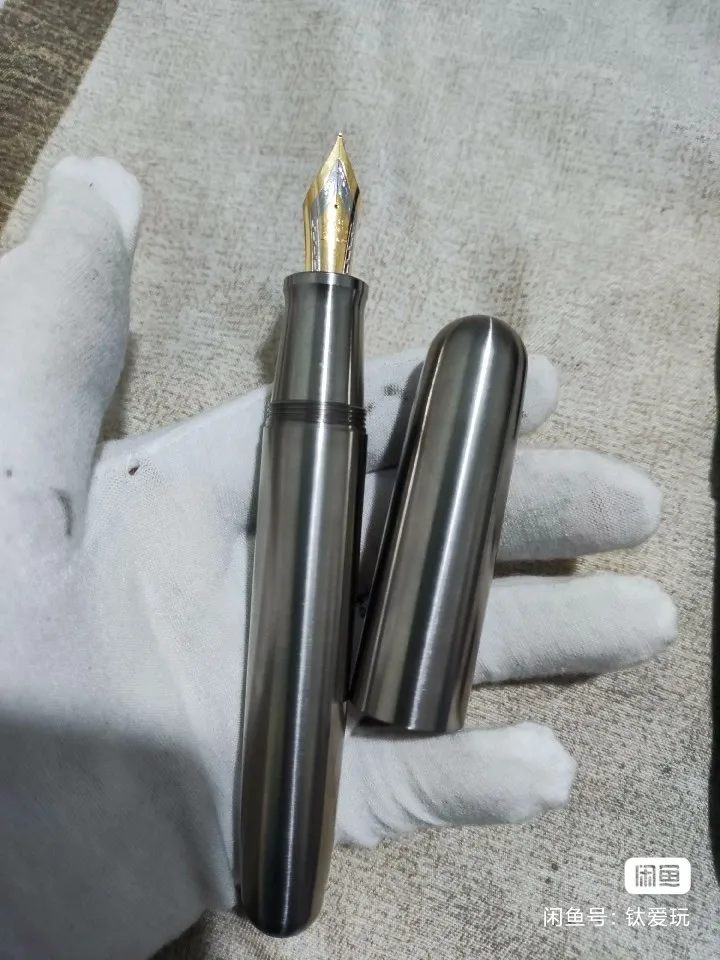 Огромная большая титановая металлическая авторучка Wingsung NO.8 Jinhao/Wingsung F наконечник