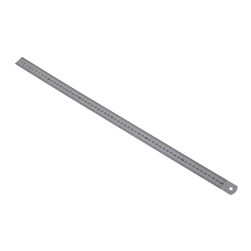 

Stainless Steel 60cm 23.6 Inch Measuring Long Straight Ruler