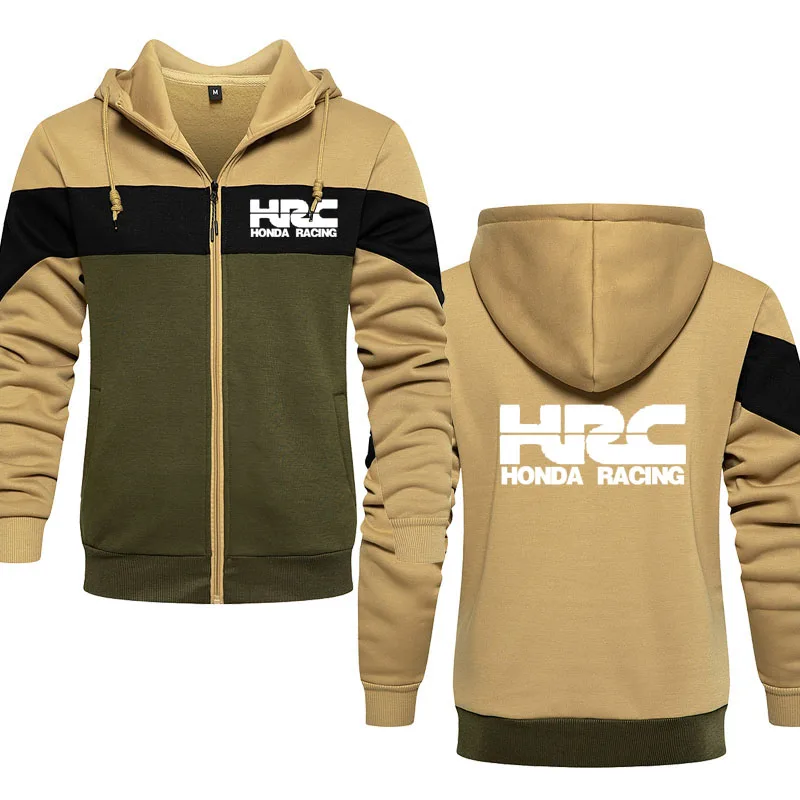 2022 модная повседневная мужская толстовка на молнии куртка HRC с принтом логотипа