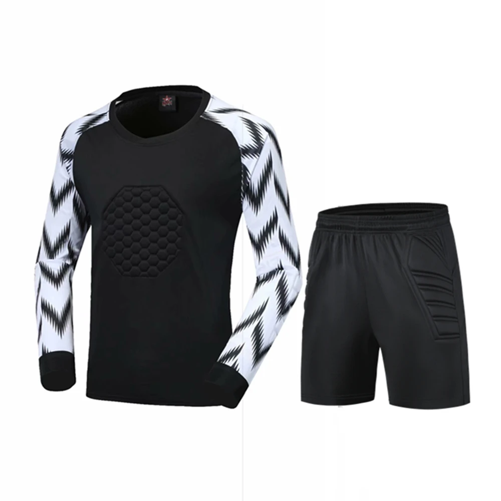 Детский и взрослый Профессиональный вратарь Футбольная майка для детей мужчин