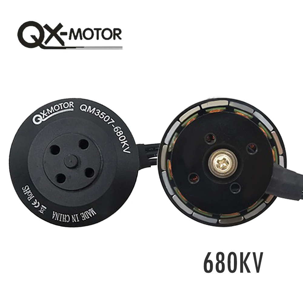 Фото QX-MOTOR QM3507 380KV 580KV 680KV 3507 3508 с металлическим бесщеточным Мотором для RC Multirotor Quadcopter Hexa Accessories №3