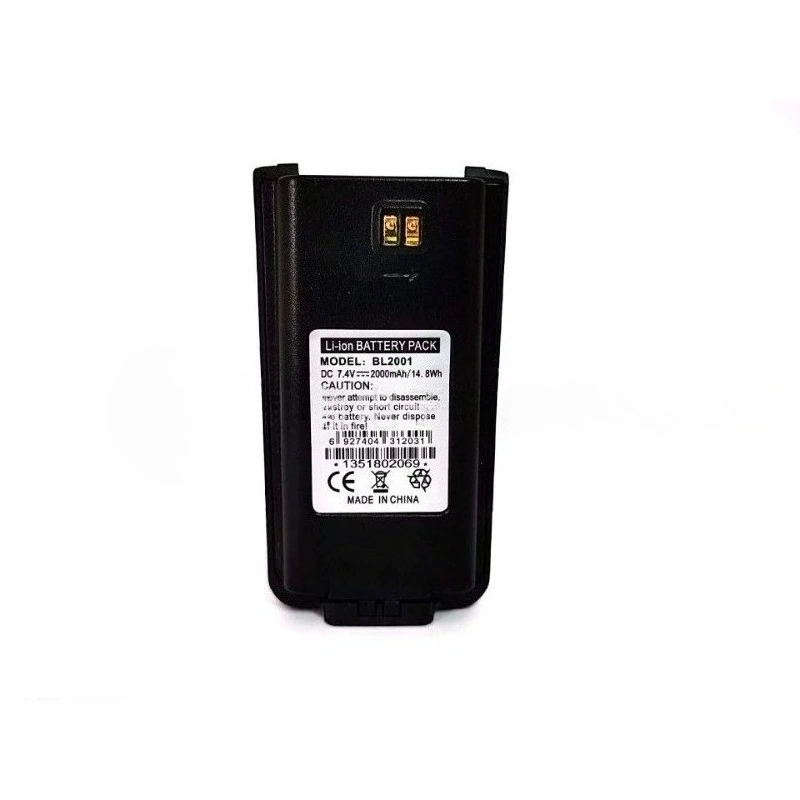 Фото Батарейки для рации BL2001 для рации HYT Hytera TC-610 TC-620, литий-ионный аккумулятор для двусторонней радиосвязи, 2000 мАч, 7,4 В №2