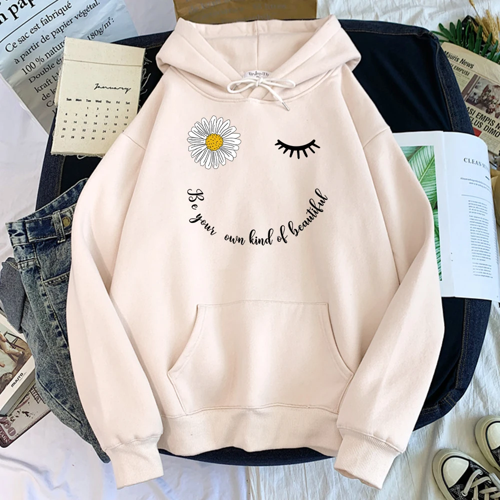 

Daisy Eyes Be Your Own Kind Of Beautiful Sweatshirt Autumn Hoodies For Male Casual Style Tracksuit Comfortable Mens Clothing