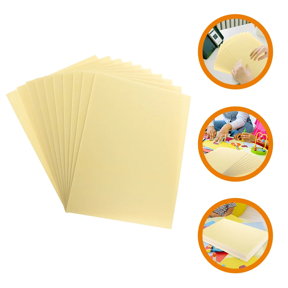 

10 Pcs Materials Large Foam Board Craft Yellow Decor Poster Foams Party Favors Handmade Boards Decorate Crafting Project
