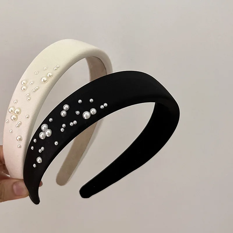 

Women Pearl Sponge Outer 2023 Vintage Hairbands