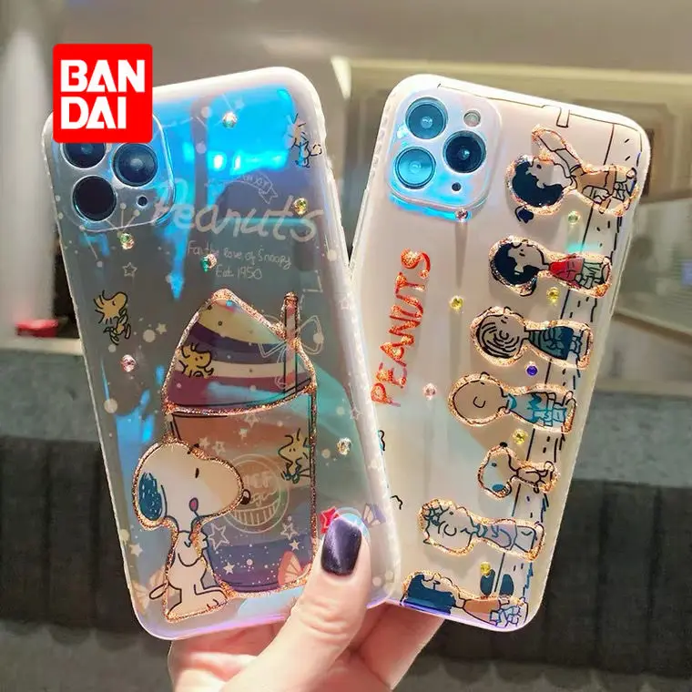 

Bandai Disney Phone Case for iPhone 13 13Pro 12 12Pro 11 Pro X XS Max XR 7 8 Plus Kawaii Blu-ray Cover Cartoon Dog Soft Fundas