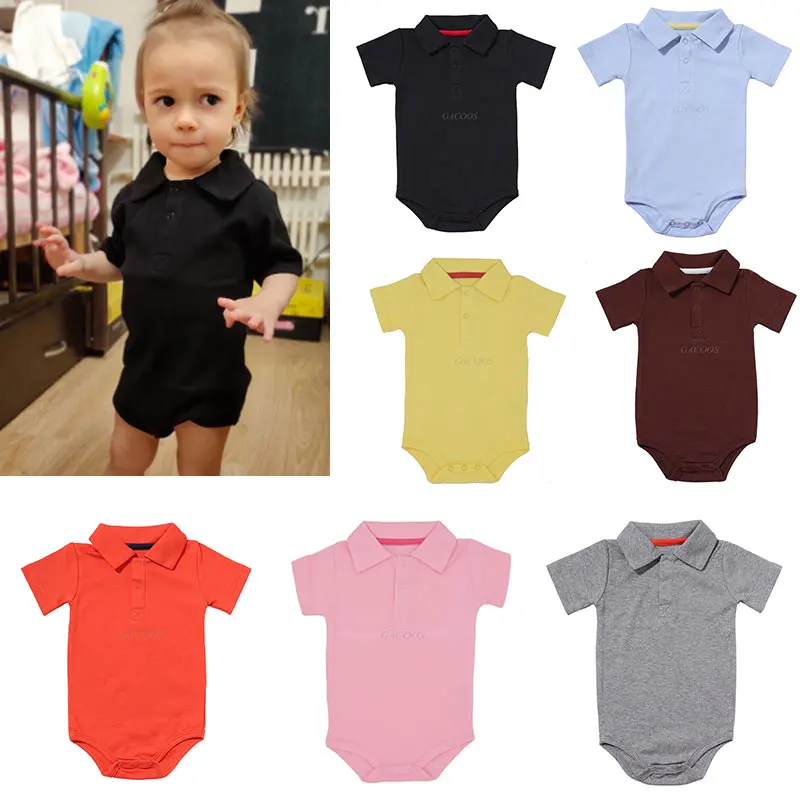 

Cotton Baby Boy Bodysuit 0-24Months Fashion Newborn Summer Clothes for Baby Girl Short Sleeve Ropa Bebe Infant Jumpsuit Overalls