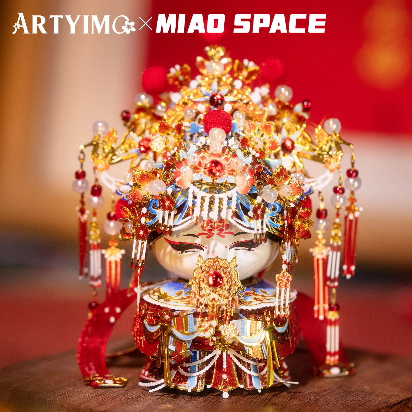 Фото ARTYIMO Moon Glow Star Treasure Cat 3D металлическая модель-головоломка для самостоятельной сборки, подарок на Рождество, Хэллоуин, день рождения, развивающая игрушка №3