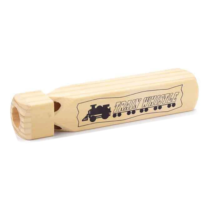 

Wood Train Whistle Train Themed Gifts Mini Cartoon Toys Funny Kids Toys G2AE