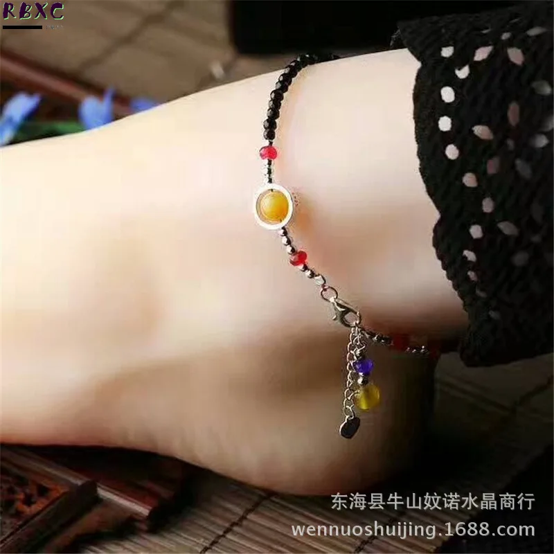 

RBXC Vintage Solar System Multicolor Planet Beaded Bracelet for Women Universe Secret Adjustable Bangle Couple Jewelry Gift