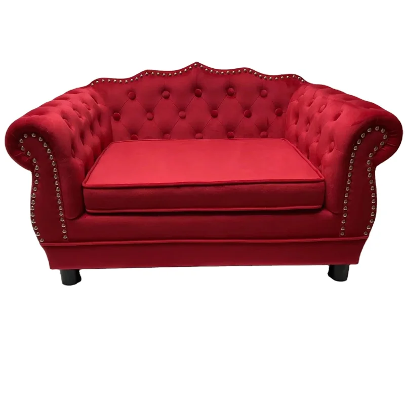 

Hot Selling Pet Supplies Luxury Dog Sofa Pet Bed High Quality Modern Furniture Elegant Cat Bed Kids Chair