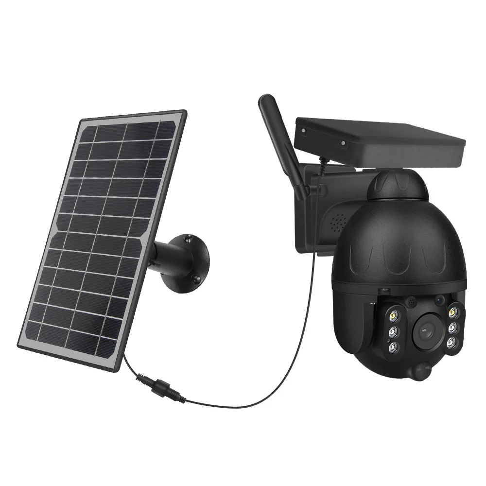 

4G WIFI Solar IP PTZ Cameras Starlight Full Color P2P IR Vision Cloud Storage Camera Wireless Solar Surveillance Camera